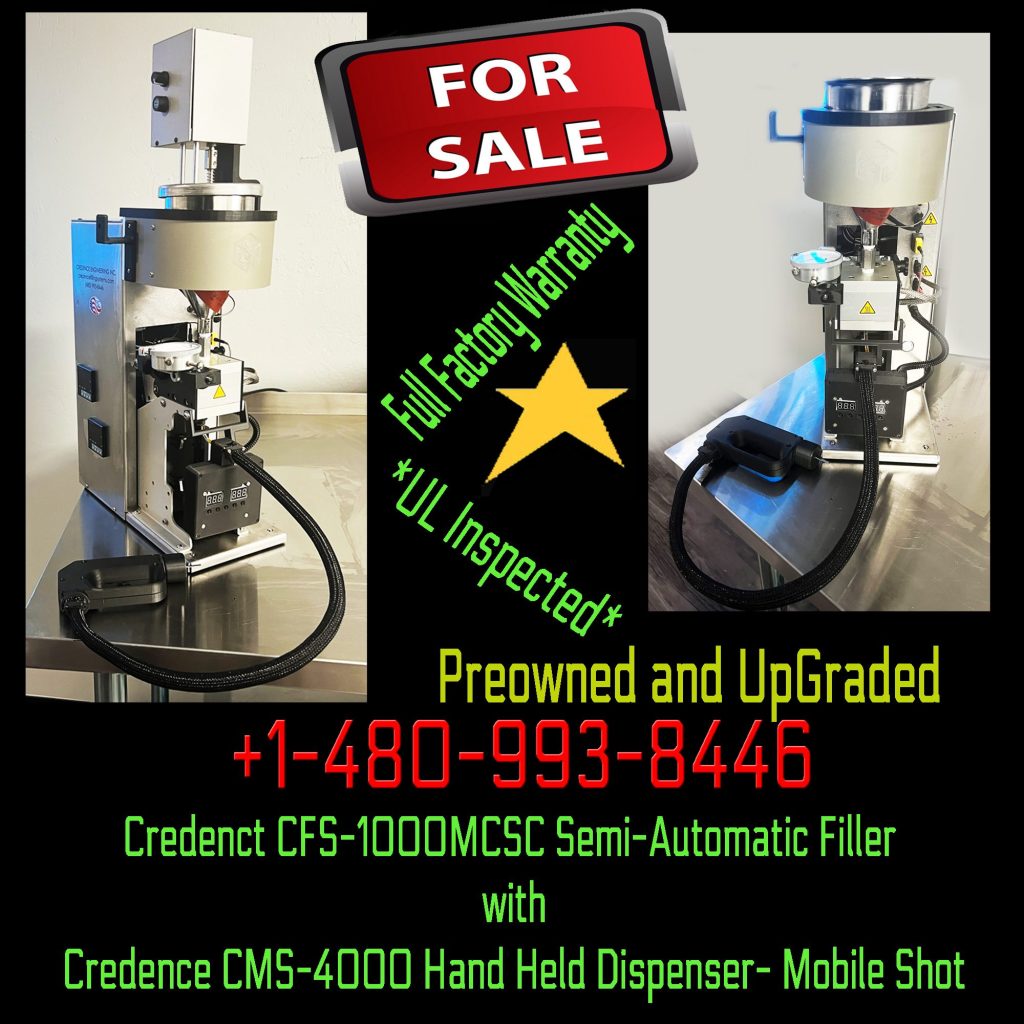 Credence cfs 1000mcsc semi auto filler